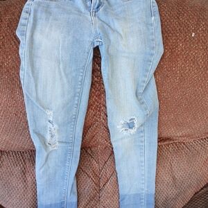 Light Blue Distressed Women’s Jeans